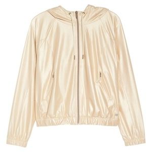ZELLA Metallic Oro Style Game Shine Hooded Jacket
